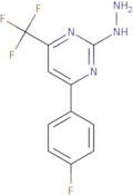 4-(4-Fluorophenyl)-2-hydrazino-6-(trifluoromethyl)pyrimidine