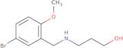 3-[(5-Bromo-2-methoxyphenyl)methylamino]propan-1-ol