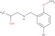 1-[(5-Bromo-2-methoxyphenyl)methylamino]propan-2-ol