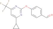 4-(4-Cyclopropyl-6-trifluoromethyl-pyrimidin-2-yloxy)-benzaldehyde