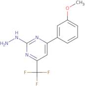 2-Hydrazino-4-(3-methoxyphenyl)-6-(trifluoromethyl)pyrimidine