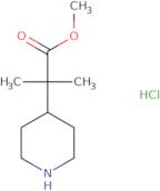 Methyl 2-methyl-2-(piperidin-4-yl)propanoate hydrochloride