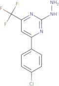 4-(4-Chlorophenyl)-2-hydrazino-6-(trifluoromethyl)pyrimidine