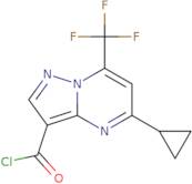 5-Cyclopropyl-7-(trifluoromethyl)pyrazolo[1,5-a]pyrimidine-3-carbonyl chloride