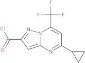 5-Cyclopropyl-7-trifluoromethyl-pyrazolo-[1,5-a]pyrimidine-2-carbonyl chloride
