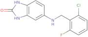 5-{[(2-Chloro-6-fluorophenyl)methyl]amino}-2,3-dihydro-1H-1,3-benzodiazol-2-one