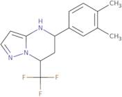 5-(3,4-Dimethyl-phenyl)-7-trifluoromethyl-4,5,6,7-tetrahydro-pyrazolo[1,5-a]pyrimidine