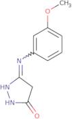 5-(3-Methoxyphenyl)iminopyrazolidin-3-one