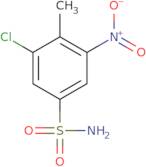 3-Chloro-4-methyl-5-nitrobenzene-1-sulfonamide