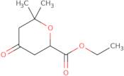 Ethyl 6,6-dimethyl-4-oxooxane-2-carboxylate