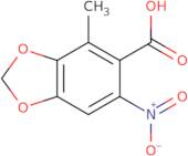 4-Methyl-6-nitro-2H-1,3-benzodioxole-5-carboxylic acid