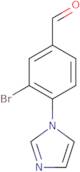 3-Bromo-4-(1H-imidazol-1-yl)benzaldehyde