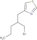 4-[2-(Bromomethyl)pentyl]-1,3-thiazole