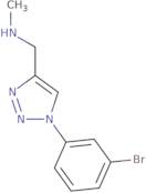 1-[1-(3-Bromophenyl)triazol-4-yl]-N-methylmethanamine