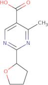 4-Methyl-2-(oxolan-2-yl)pyrimidine-5-carboxylic acid