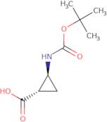 (1S,2S)-2-((tert-Butoxycarbonyl)amino)cyclopropanecarboxylic acid