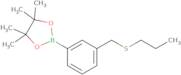 4,4,5,5-Tetramethyl-2-{3-[(propylsulfanyl)methyl]phenyl}-1,3,2-dioxaborolane