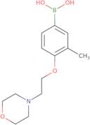 {3-Methyl-4-[2-(morpholin-4-yl)ethoxy]phenyl}boronic acid