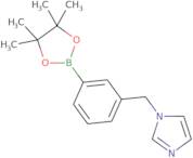 1-{[3-(Tetramethyl-1,3,2-dioxaborolan-2-yl)phenyl]methyl}-1H-imidazole