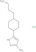 3-(4-Butylcyclohexyl)-1H-pyrazol-5-amine hydrochloride