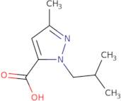 3-Methyl-1-(2-methylpropyl)-1H-pyrazole-5-carboxylic acid