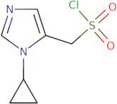 (1-Cyclopropyl-1H-imidazol-5-yl)methanesulfonyl chloride