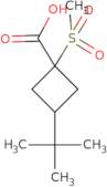 3-tert-Butyl-1-methanesulfonylcyclobutane-1-carboxylic acid