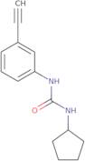 3-Cyclopentyl-1-(3-ethynylphenyl)urea