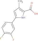 5-(3,4-Difluorophenyl)-3-methyl-1H-pyrrole-2-carboxylic acid