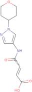 4-Oxo-4-[(1-tetrahydro-2H-pyran-4-yl-1H-pyrazol-4-yl)amino]but-2-enoic acid