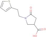 5-Oxo-1-(2-thien-2-ylethyl)pyrrolidine-3-carboxylic acid