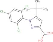 5-tert-Butyl-1-(2,4,6-trichlorophenyl)-1H-pyrazole-3-carboxylic acid