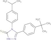 5-(4-tert-Butylphenyl)-4-(4-isopropylphenyl)-1,2,4-triazole-3-thiol