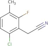 6-Chloro-2-fluoro-3-methylphenylacetonitrile