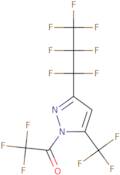 1-Trifluoroacetyl-3-heptafluoropropyl-5-(trifluoromethyl)pyrazole