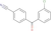 4-[(3-Chlorophenyl)carbonyl]benzonitrile