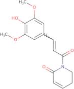 1-(3-(4-Hydroxy-3,5-dimethoxyphenyl)acryloyl)-5,6-dihydropyridin-2(1H)-one