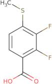 2,3-Difluoro-4-(methylsulfanyl)benzoicacid