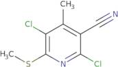 2,5-Dichloro-4-methyl-6-(methylthio)nicotinonitrile