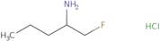 (2S)-1-Fluoropentan-2-amine, hydrochloride