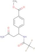 Methyl 4-{3-amino-3-oxo-1-[(2,2,2-trifluoroacetyl)amino]propyl}benzenecarboxylate