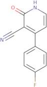 1,2-Dihydro-4-(4-fluorophenyl)-2-oxopyridine-3-carbonitrile