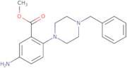 Methyl 5-amino-2-(4-benzylpiperazino)-benzenecarboxylate