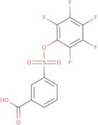 3-[(2,3,4,5,6-Pentafluorophenoxy)sulphonyl]benzoic acid