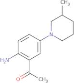 2'-Amino-5'-(3-methylpiperidin-1-yl)acetophenone