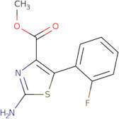 Methyl 2-amino-5-(2-fluorophenyl)-1,3-thiazole-4-carboxylate