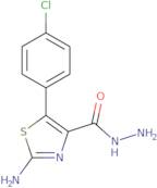 2-Amino-5-(4-chlorophenyl)-1,3-thiazole-4-carbohydrazide