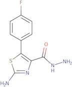 2-Amino-5-(4-fluorophenyl)-1,3-thiazole-4-carbohydrazide
