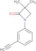 1-(3-Ethynylphenyl)-3,3-dimethyl-2-azetanone