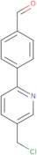 4-[5-(Chloromethyl)-2-pyridinyl]-benzenecarbaldehyde